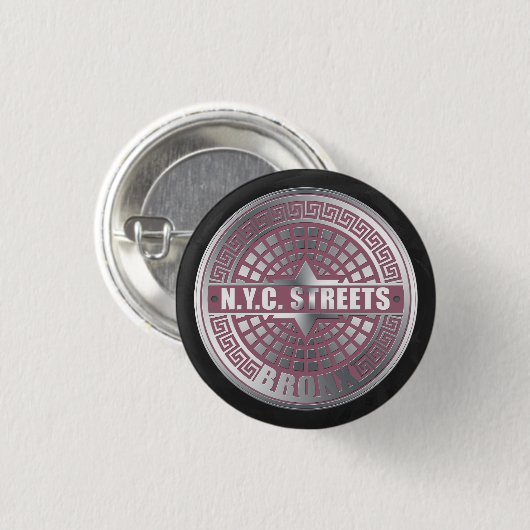 Hoesjes Bronx Ronde Button 3,2 Cm (Voorkant /achterkant)