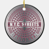 Hoesjes Brooklyn Keramisch Ornament (Achterkant)