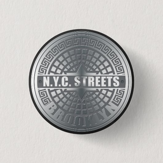 Hoesjes Brooklyn Ronde Button 3,2 Cm (Voorkant)