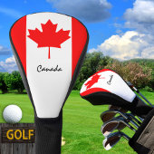 Hoesjes/clubs van de Canadese vlag en Golf Canada Golfheadcover