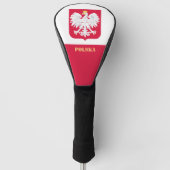 Hoesjes/clubs van de Poolse vlag en Golf Polen Golfheadcover (Voorkant)