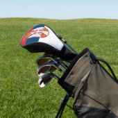 Hoesjes/clubs van de Servische vlag en het Golf va Golfheadcover (Insitu)