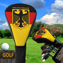 Hoesjes/clubs van Duitse vlag en Golf Duitsland Golfheadcover
