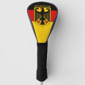 Hoesjes/clubs van Duitse vlag en Golf Duitsland Golfheadcover (Voorkant)