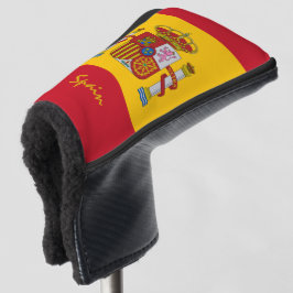 Hoesjes/clubs van Spaanse vlag en Golf Spanje Golfheadcover