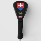 Hoesjes Golfclubs in Slowakije en de vlag Golfheadcover (Voorkant)