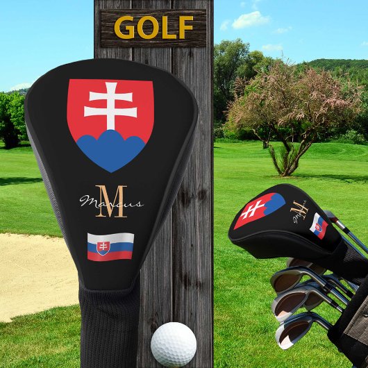 Hoesjes Golfclubs in Slowakije en de vlag Golfheadcover