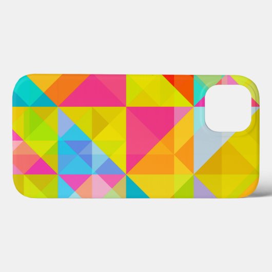 Hoesjes - iPads iPhone Samsung - Helder geometrisc (Achterkant (horizontaal))