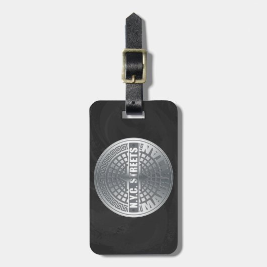 Hoesjes Manhattan Bagagelabel (Voorkant verticaal)