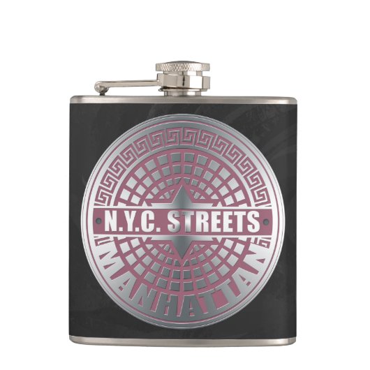 Hoesjes Manhattan Heupfles (Voorkant)