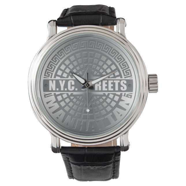 Hoesjes Manhattan Horloge (Voorkant)