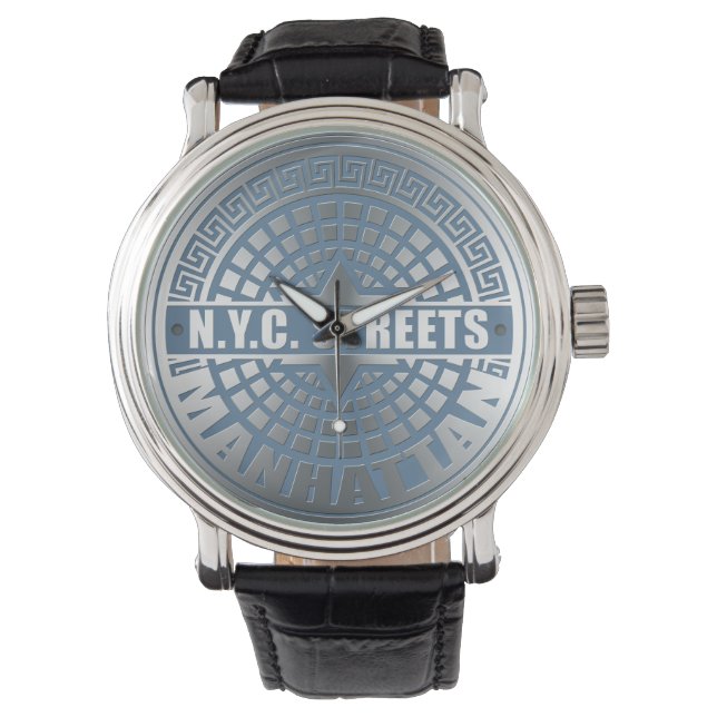 Hoesjes Manhattan Horloge (Voorkant)