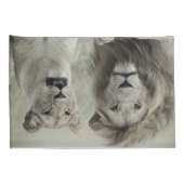 Hoesjes met een leeuwenklooier (standaard- of koni kussensloop (Achterkant-Rechts)