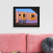 Hoesjes met houten ramen canvas afdruk (Insitu (Woonkamer))