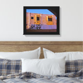 Hoesjes met houten ramen canvas afdruk (Insitu (Slaapkamer))