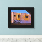 Hoesjes met houten ramen canvas afdruk (Insitu (Houten vloer))