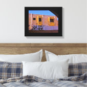 Hoesjes met houten ramen canvas afdruk (Insitu (Slaapkamer))