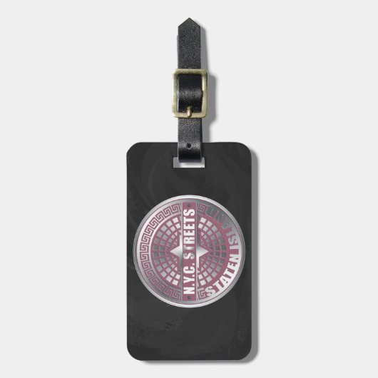 Hoesjes Staten Island Bagagelabel (Voorkant verticaal)