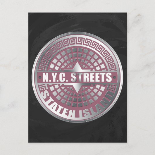 Hoesjes Staten Island Briefkaart (Voorkant)