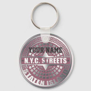 Hoesjes Staten Island Sleutelhanger