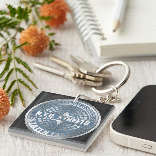 Hoesjes Staten Island Sleutelhanger (Voorkant Rechts)