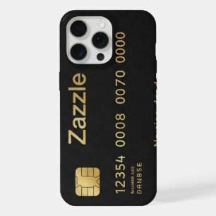 Hoesjes thema's Visitekaartje Zwart Premium iPhone 15 Pro Max Case