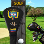 Hoesjes van de Golfclubs in Colombia en de vlag Golfheadcover