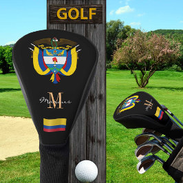 Hoesjes van de Golfclubs in Colombia en de vlag Golfheadcover