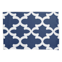 Hoesjes van de Navy Quatrefoil Pillow