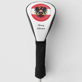Hoesjes van de Oostenrijkse vlag en de Monogrammed Golfheadcover