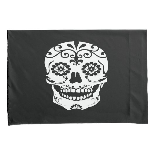 Hoesjes van de schedel kussensloop (Voorkant-Rechts)