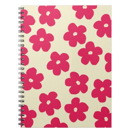 Hoesjes van Floral Notitieboek (Voorkant)