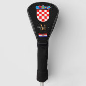 Hoesjes van Golfclubs in Kroatië en Vlag Golfheadcover (Voorkant)