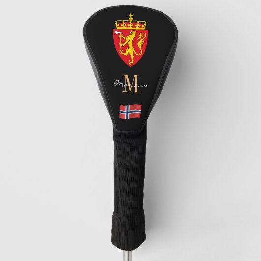 Hoesjes van Golfclubs in Noorwegen en Vlag Golfheadcover (Voorkant)