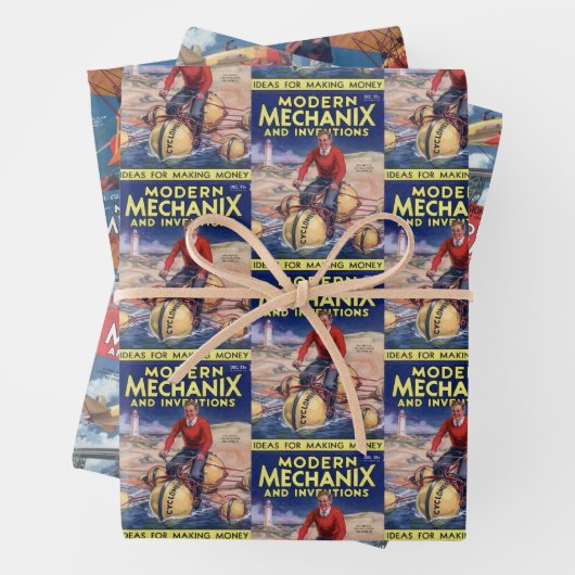 Hoesjes van het  Inventions Magazine Inpakpapier Vel (In situ)