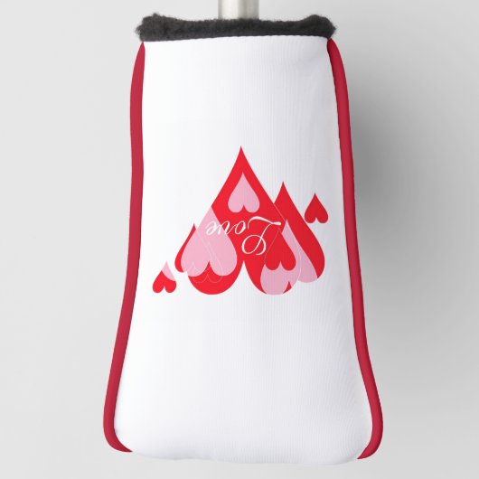 Hoesjes van Janz, de liefde voor harten Golf Putte Golfheadcover (Draai 90)