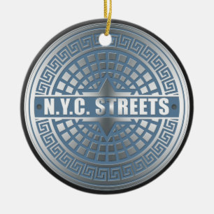 Hoesjes van mangaten NYC Keramisch Ornament