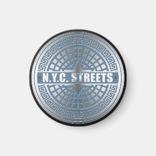 Hoesjes van mangaten NYC Magneet