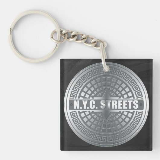 Hoesjes van mangaten NYC Sleutelhanger (voorkant)