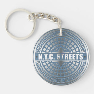 Hoesjes van mangaten NYC Sleutelhanger