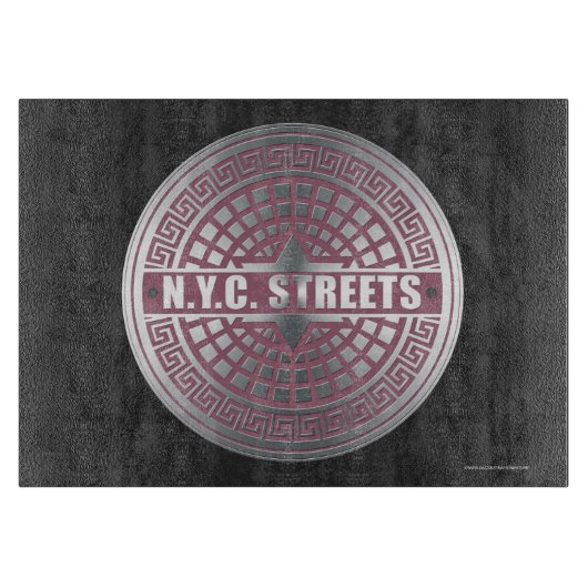 Hoesjes van mangaten NYC Snijplank (Voorkant)