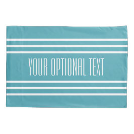 Hoesjes voor aangepaste tekstkussens met turquoise kussensloop