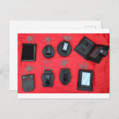 Hoesjes voor de houder van het toegangspasje, badg briefkaart (Voorkant / Achterkant)