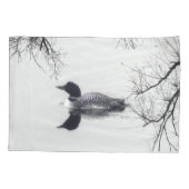 hoesjes Zwarte en witte ballon op een meer Kussensloop (Achterkant-Links)