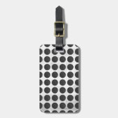 Hoesjes zwarte marmer bagagelabel (Voorkant verticaal)