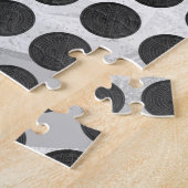 Hoesjes zwarte marmer legpuzzel (Zijkant)