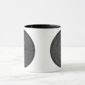 Hoesjes zwarte marmer mok (Midden)