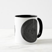 Hoesjes zwarte marmer mok (Voorkant rechts)