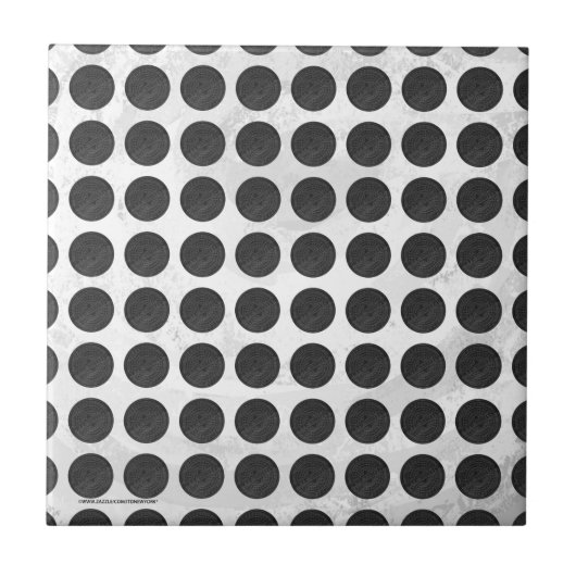 Hoesjes zwarte marmer tegeltje (Voorkant)