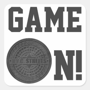 Hoesjes zwarte marmer vierkante sticker